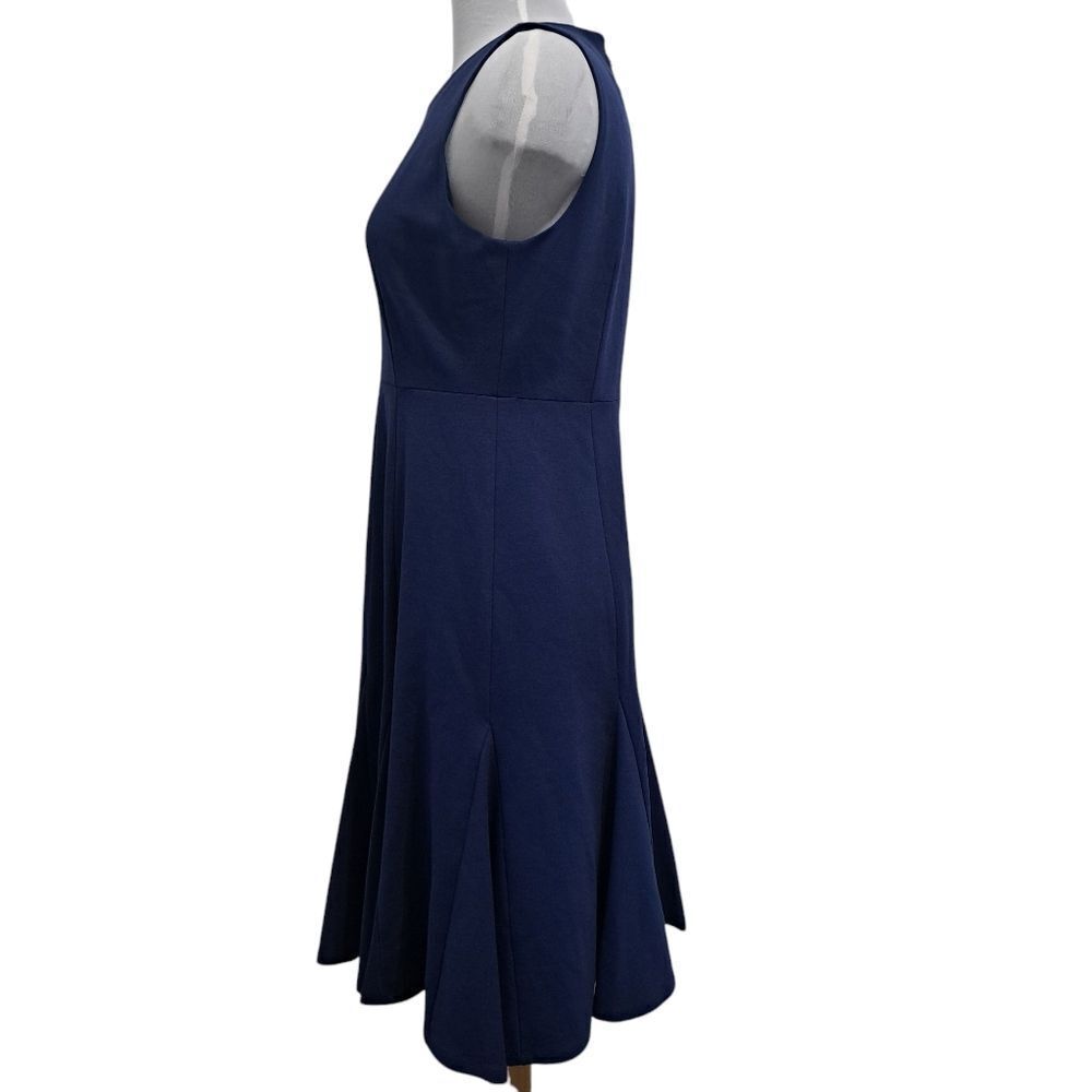 Kate Spade New York Sleeveless Ponte Drop Waist Office Siren Dress Sz 6 Navy - Picture 6 of 15